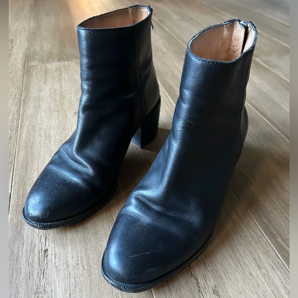 Madewell Black Ankle Boots